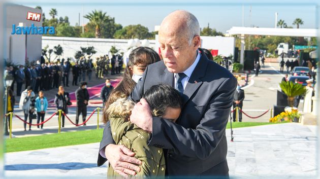 رئيس الدولة يشرف على موكب إحياء ذكرى استشهاد أعوان الأمن الرئاسي