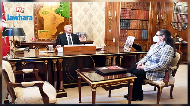 رئيس الجمهورية يستقبل وزيرة البيئة