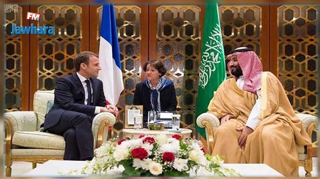 ماكرون يتلقي محمد بن سلمان في جدّة