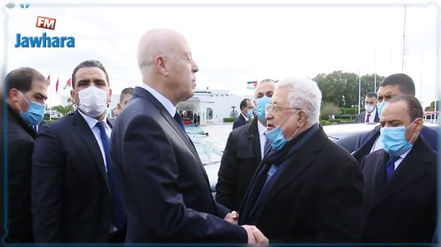 قيس سعيّد يُودّع محمود عبّاس (فيديو)