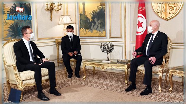 رئيس الجمهورية يستقبل وزير الخارجية والتجارة المَجَري