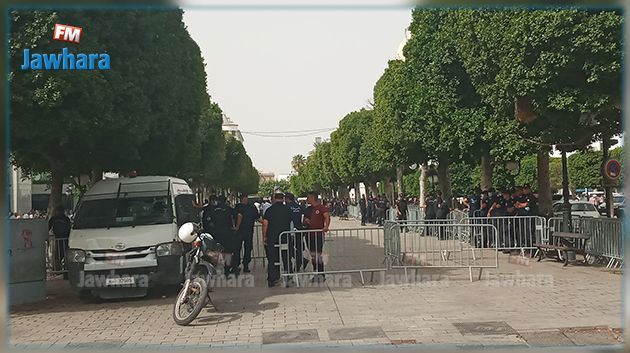 تعزيزات أمنية مكثفة وسط العاصمة لتأمين التظاهرات بمناسبة الاحتفال بعيد الثورة