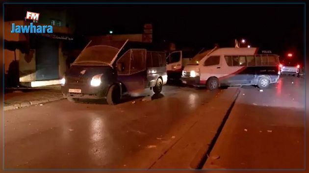 مواجهات حي النور بالقصرين : الإحتفاظ ب4 شبان