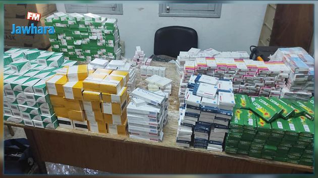 المعبر الحدودي برأس جدير : إحباط محاولة تهريب كمية من الأدوية  