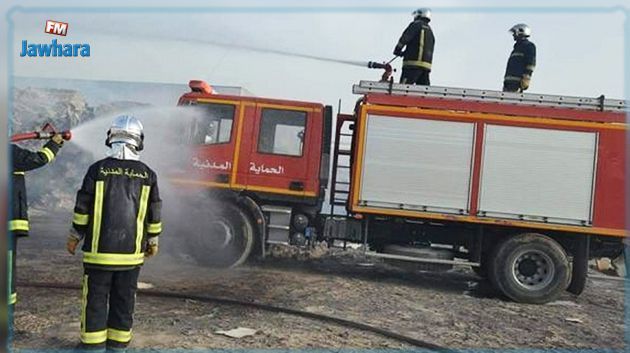 بنزرت: حريق في ورشة نجارة بميناء الصيد البحري بجرزونة
