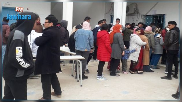 عدد الملقحين الى غاية الساعة السادسة مساء