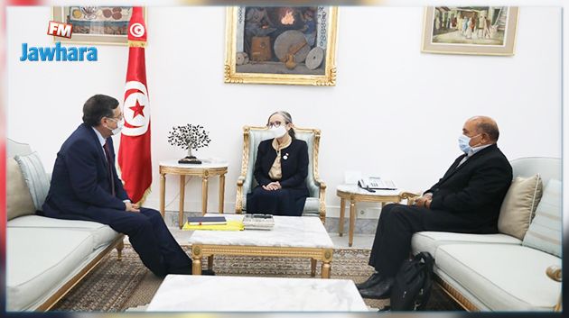 رئيسة الحكومة تلتقي رئيس الجامعة التونسية لمديري الصحف