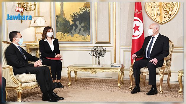 وزير الخارجية الايطالي يؤكد لسعيّد استعداد بلاده للترفيع في حصة المهاجرين التونسيين 