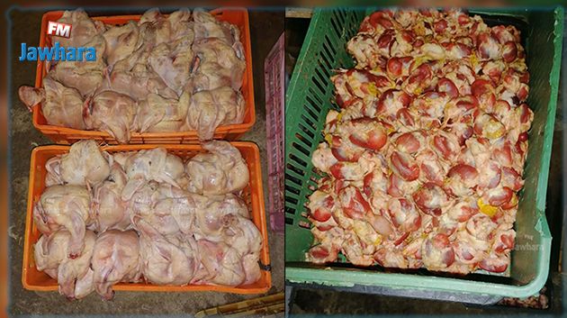 كانت ستوزع للإستهلاك في احتفالات رأس السنة : حجز 4 أطنان من اللحوم البيضاء الفاسدة