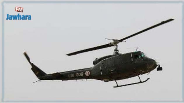 سقوط مروحية عسكرية في بنزرت 