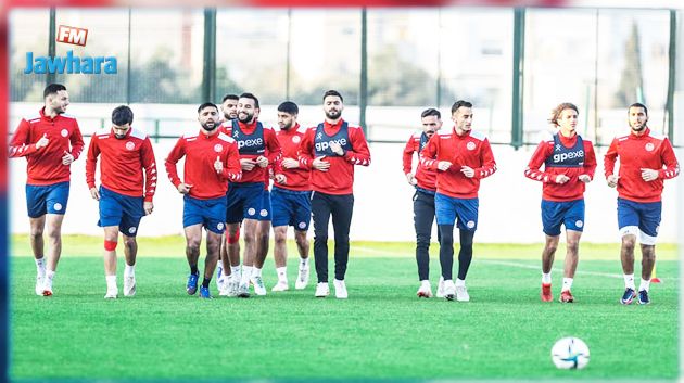 المنتخب الوطني يتدرب في ملعب عبد العزيز الشتيوي بالمرسى