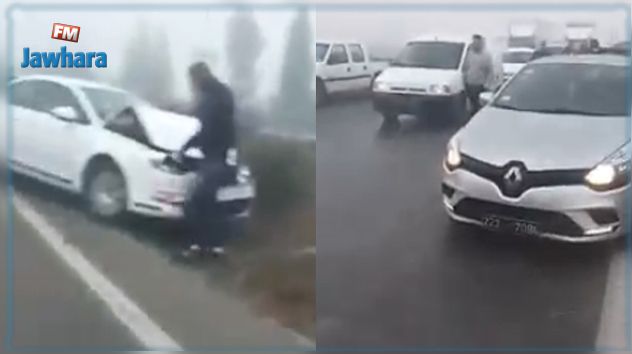 حادث الطريق السيارة : حصيلة محينة 