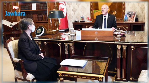 رئيس الجمهورية يلتقي رئيسة الحكومة