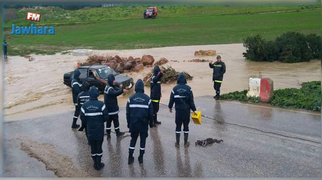 جندوبة:  تعليق الدروس في كل المؤسسات التربوية بسبب إرتفاع منسوب مياه الأودية 