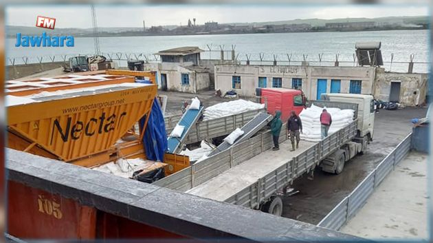 بنزرت: وصول شحنة جديدة من سماد الامونيتر المورد من روسيا