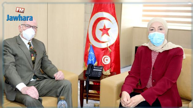 وزيرة العدل تستقبل سفير الاتحاد الأوروبي بتونس