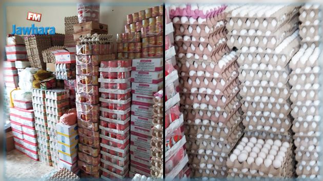 مداهمة مخزن عشوائي في أكودة وحجز 30 ألف بيضة