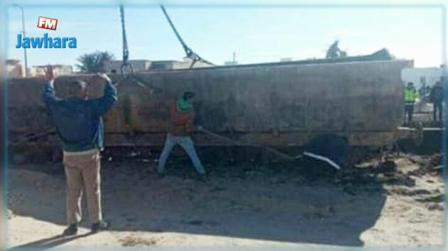 شركة السكك الحديدية تفتح تحقيقا في حادثة جنوح قطار نقل الفسفاط