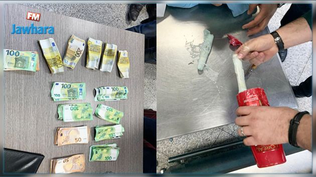 مطار قرطاج : احباط محاولة تهريب مبلغ من العملة الأجنبية داخل علبة