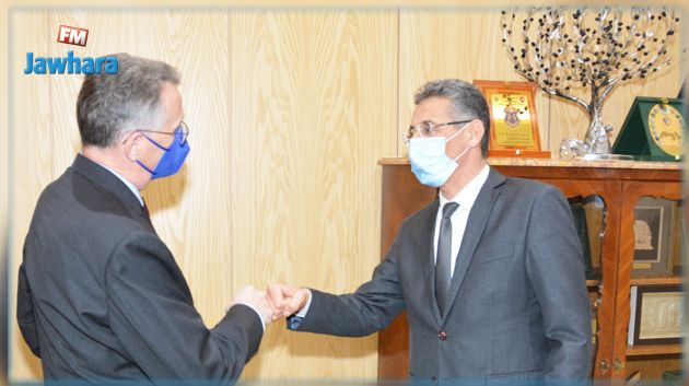 التعاون الأمني محور لقاء بين وزير الداخلية وسفير ألمانيا بتونس