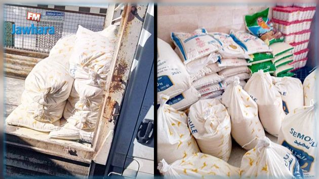 قرمبالية : حجز أطنان من السميد والفارينة