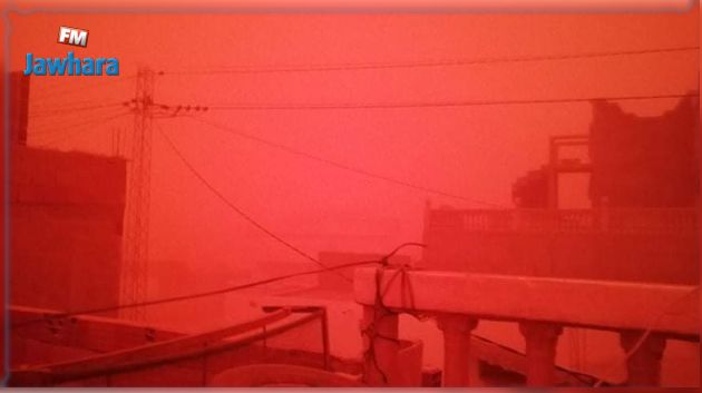 عاصفة رملية في الرديّف (صور)