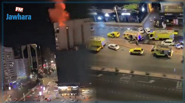  انفجار كبير في أبو ظبي (فيديو)