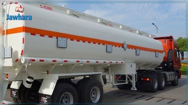 بنزرت: انحراف شاحنة صهريج لنقل المحروقات بالطريق السريعة 