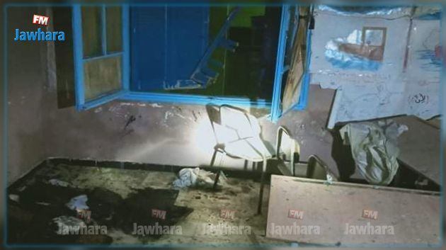 قربة : تعرض مدرسة ساحة السوق الى الحرق و إتلاف محتويات بقية الأقسام‎‎