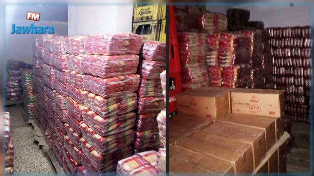 منوبة: حجز أطنان من السميد والفارينة والمواد الغذائية