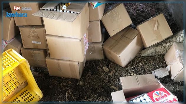 منوبة : الكشف عن مخزن عشوائي وحجز كميات هامة من المواد الغذائية منتهية الصلوحية