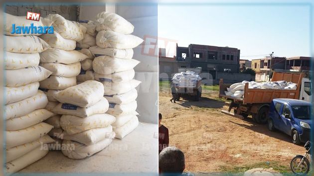 المهدية: حجز أطنان من المواد الغذائية والمنتوجات الفلاحية بمخزن عشوائي
