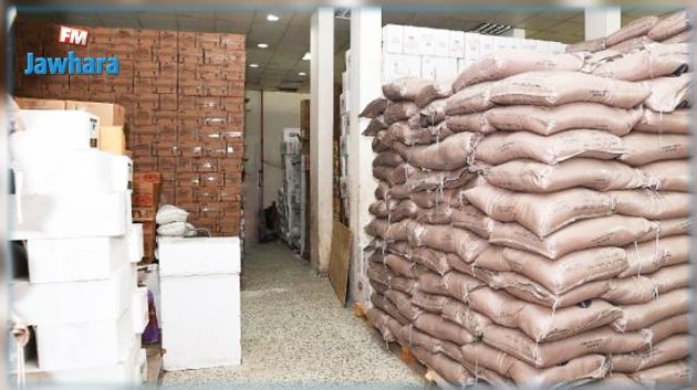 منوبة: حجز مواد استهلاكية خلال مداهمة مستودع