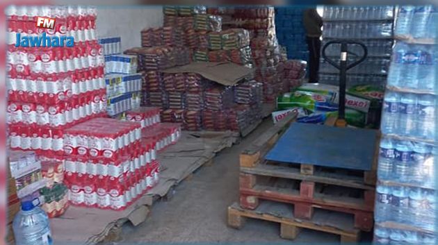 سوسة: الكشف عن مستودع عشوائي لتخزين المواد الغذائية المدعمة 