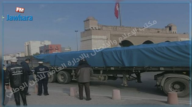 باب سعدون: حجز شاحنة محمّلة بـ 25 طنا من السكر المدعم