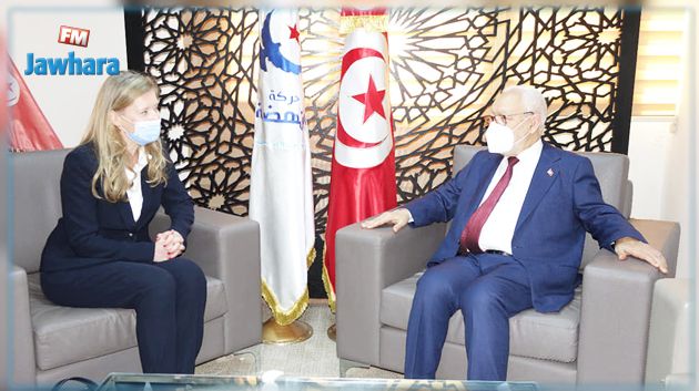الغنوشي يلتقي سفيرة المملكة المتحدة بتونس