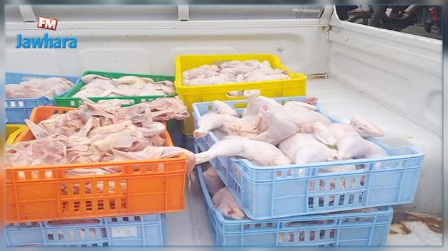 مساكن: اتلاف لحوم دواجن غير صالحة للاستهلاك كان صاحبها يستعد لترويجها