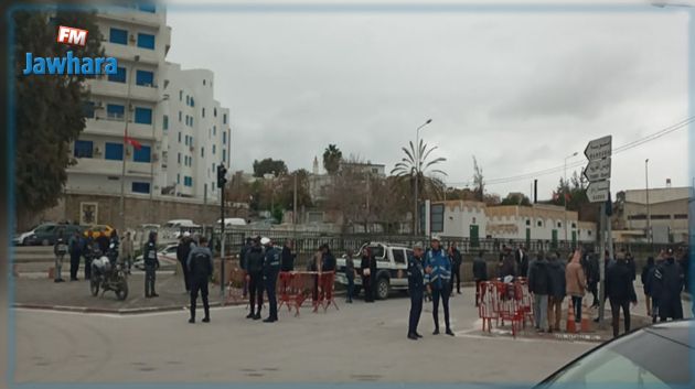 العاصمة : إغلاق ساحة باردو و شارع 20 مارس ‎‎