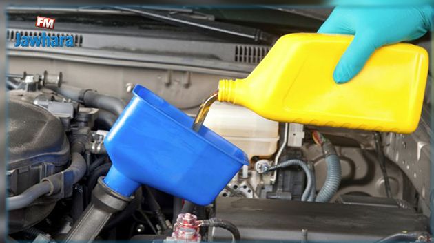 مداهمة مخزن مخصص لخلط زيوت السيارات 