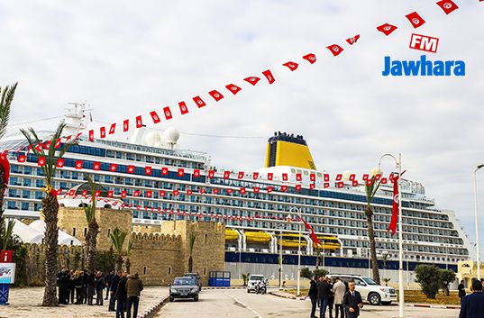 وصول أول سفينة سياحية إلى ميناء حلق الوادي منذ 2019 وعلى متنها  724 سائحا