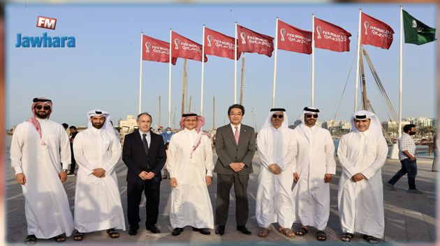 رفع أعلام المنتخبات المتأهلة لمونديال قطر 2022 (صور)