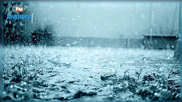 نشرة متابعة: أمطار رعدية بأغلب الجهات ورياح رملية بالجنوب 