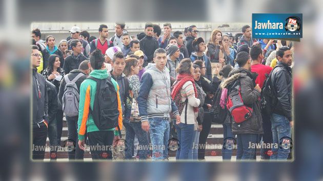 وقفة احتجاجية لتلاميذ البكالوريا في باجة