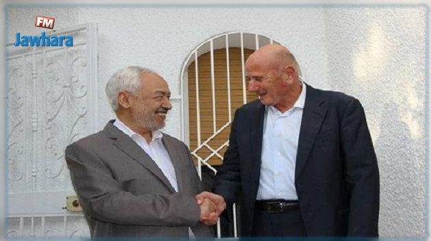 نجيب الشابي محاميا لراشد الغنوشي