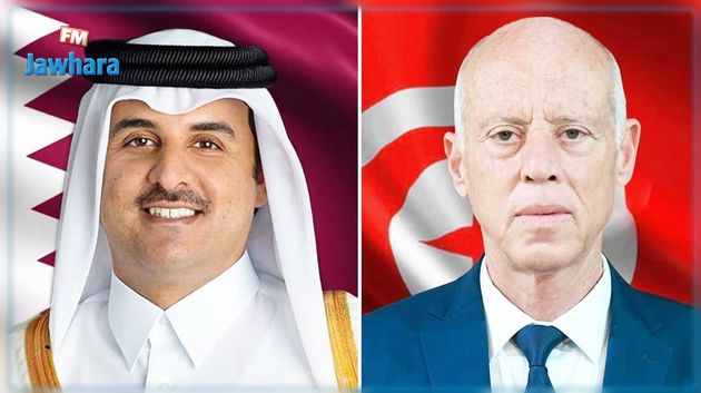 رئيس الجمهورية وأمير قطر يتبادلان التهاني بحلول شهر رمضان