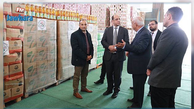 إعطاء إشارة إنطلاق البرنامج الخاص بمساعدات شهر رمضان وعيد الفطر 