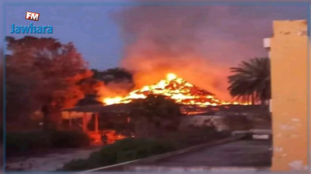 نابل: اندلاع حريق في جزء من نزل مُغلق