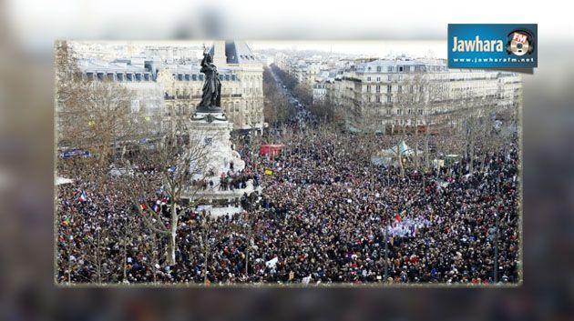 فرنسا : مسيرة مليونية ضد الإرهاب