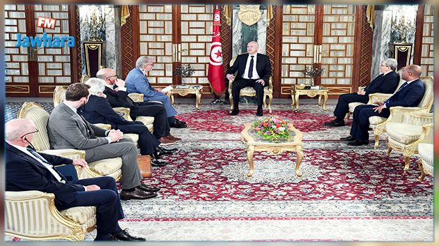 فحوى لقاء رئيس الجمهورية ببرلمانيين أوروبيين 