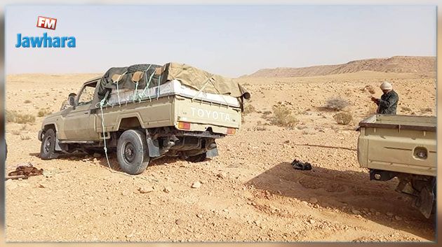 حجز شاحنة مجهولة المصدر محملة بكمية كبيرة من السجائر الأجنبية